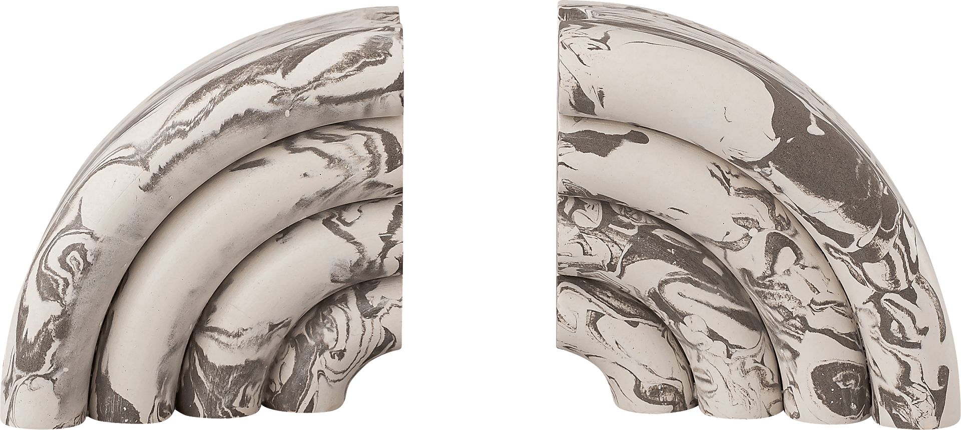 Alleah Gray Bookends, Set of 2 - Image 1
