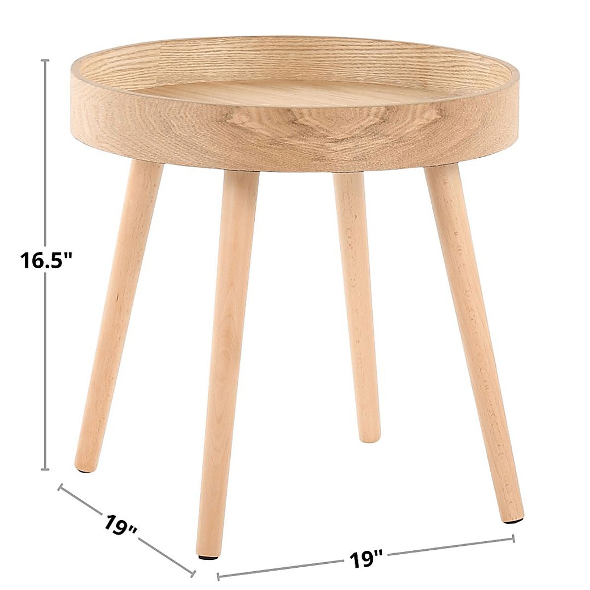 Allegrow Natural End Table, Set of 2