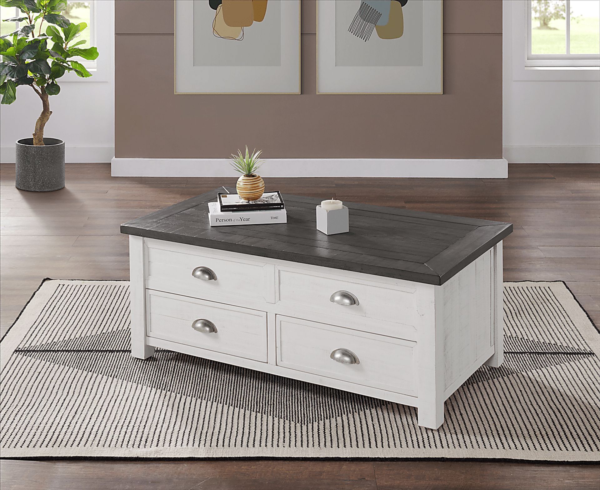 Allenby White Cocktail Table - Image 2
