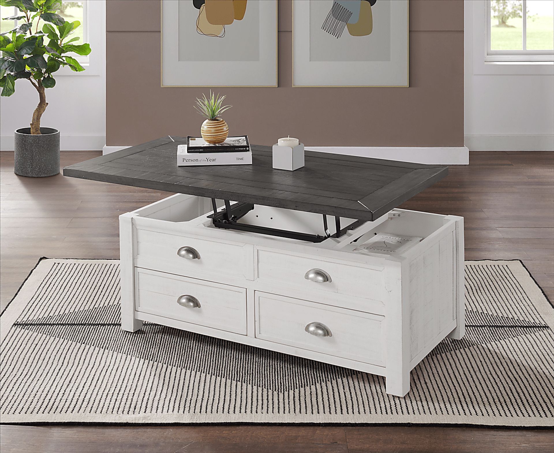 Allenby White Cocktail Table - Image 3