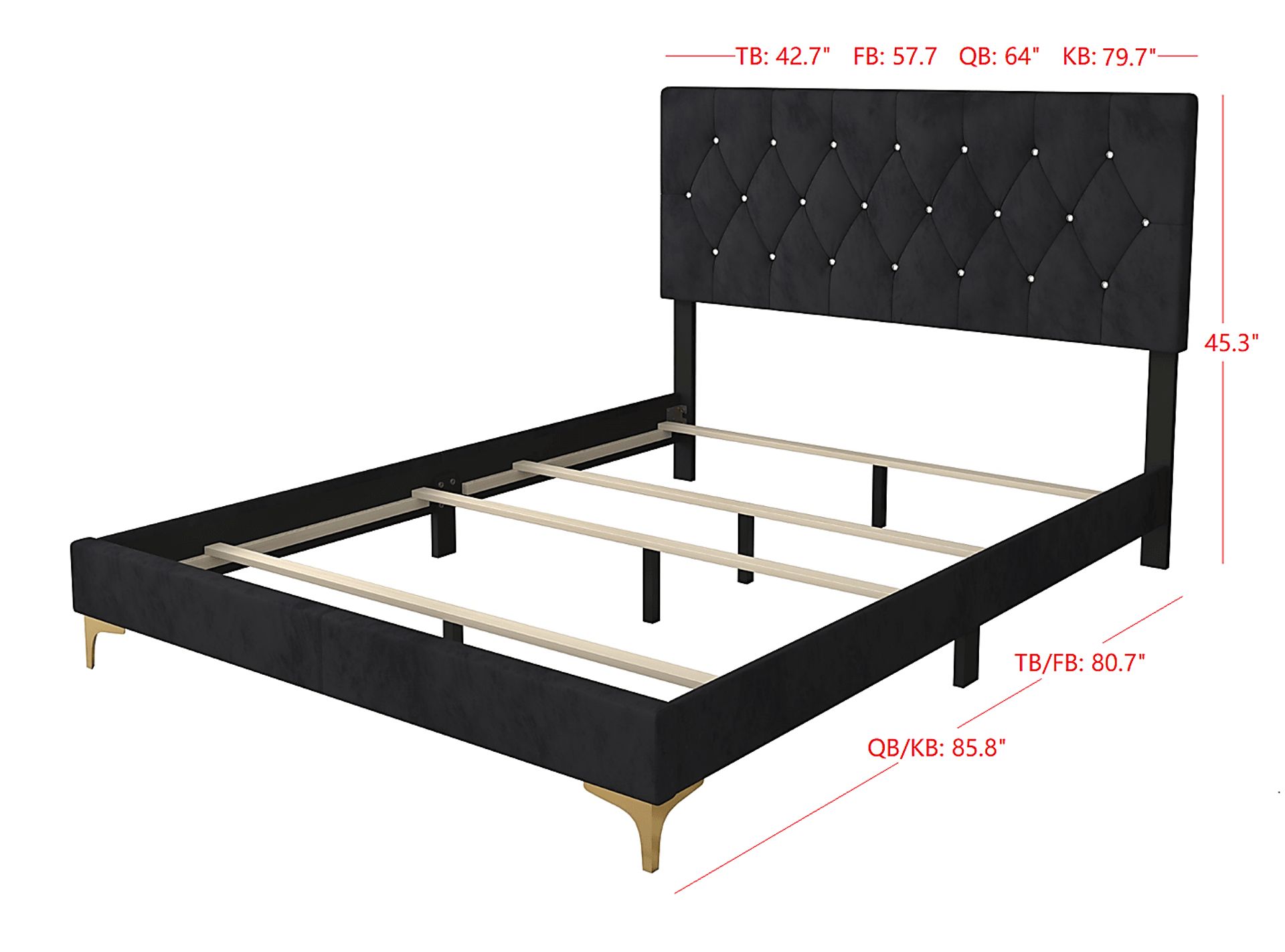 Allengrove Black Queen Bed with 2 Nightstands - Image 4