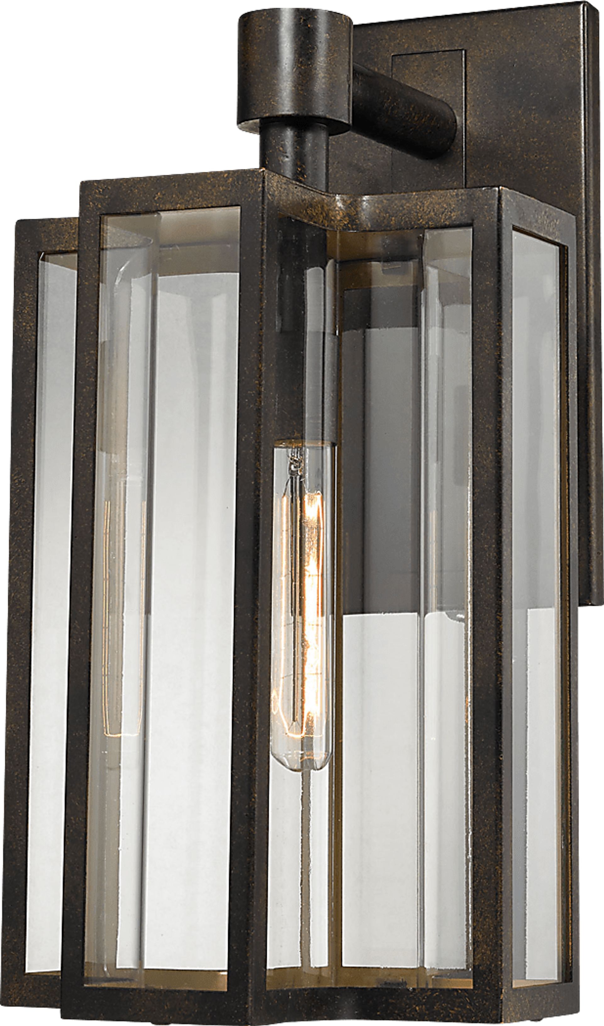 Allenwood Brown Large Outdoor Wall Sconce - Image 1