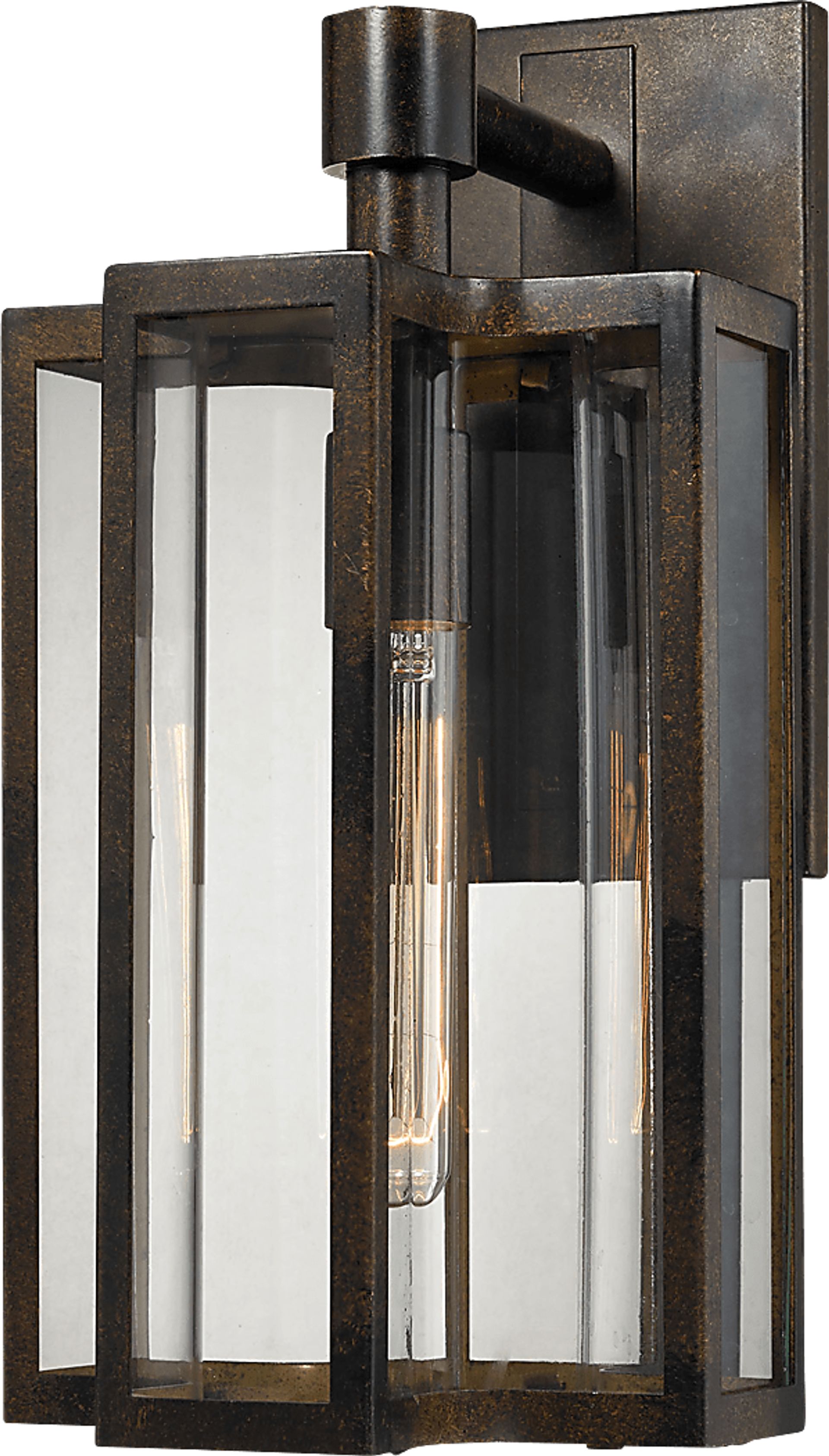 Allenwood Brown Outdoor Wall Sconce - Image 1