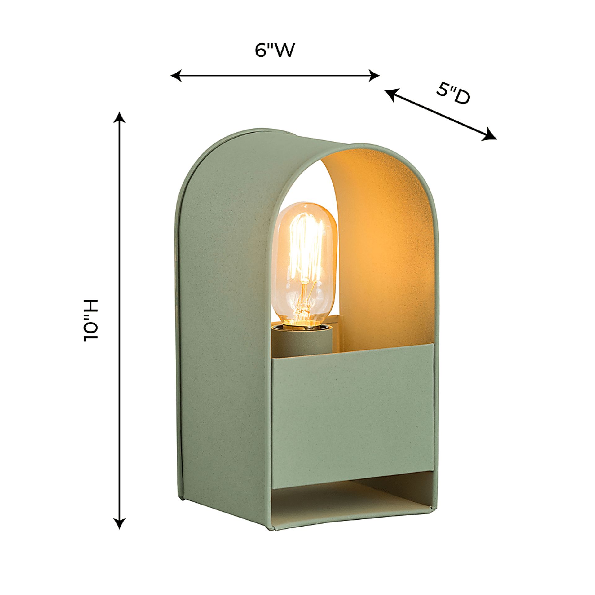 Alleran I Green Table Lamp - Image 5
