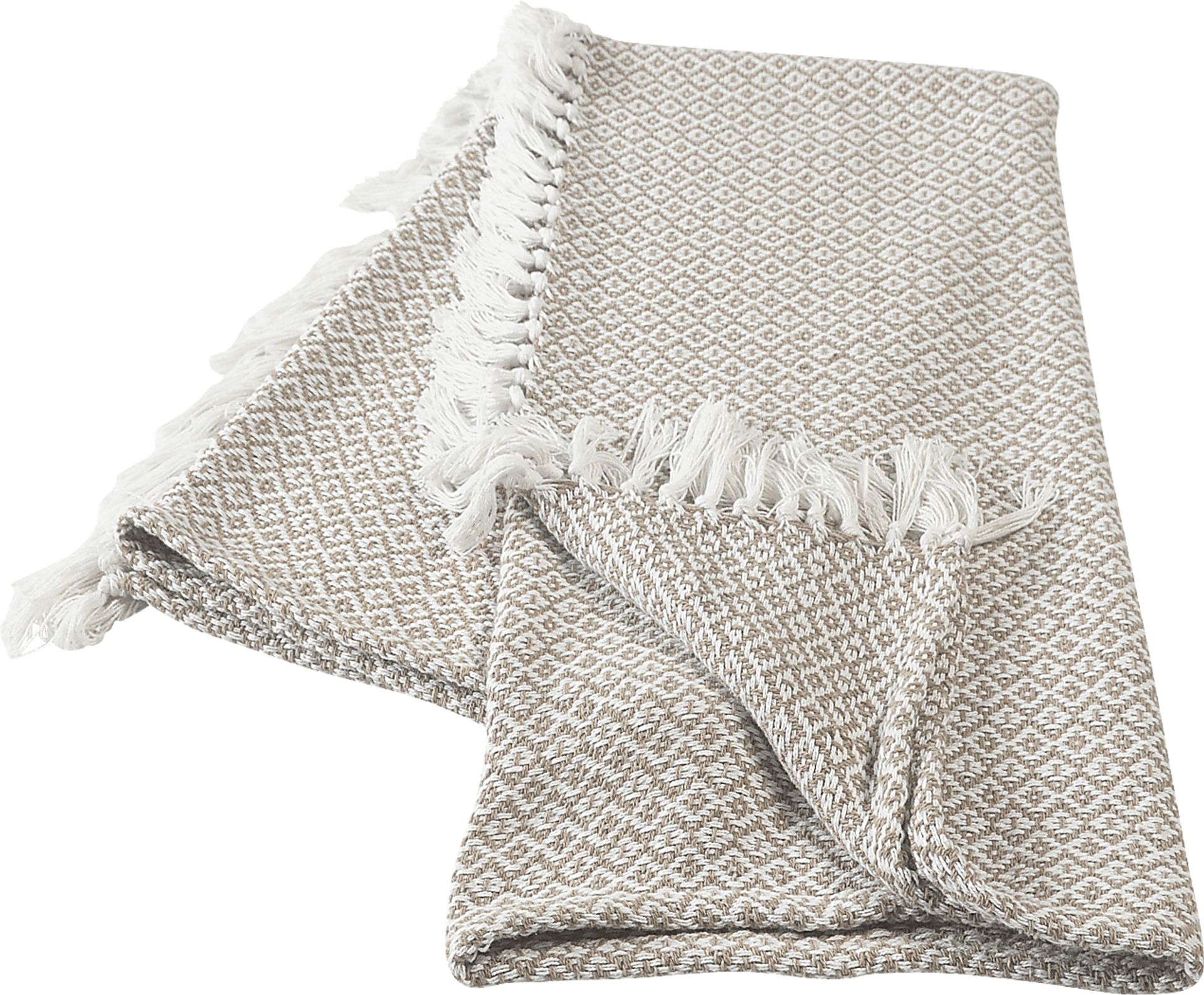 Allerbel Tan Throw Blanket - Image 3