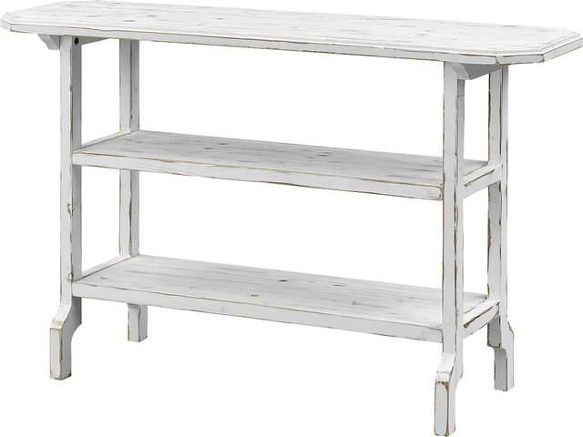 Allerna White Sofa Table - Thumbnail - Image 1