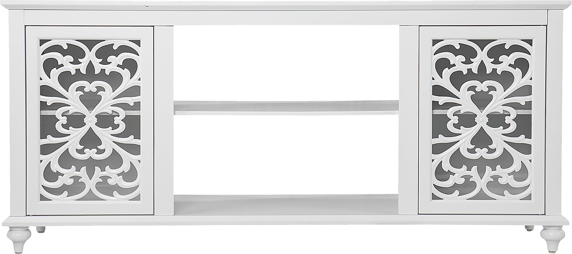 Allgehenny White 58 in. Console - Image 3