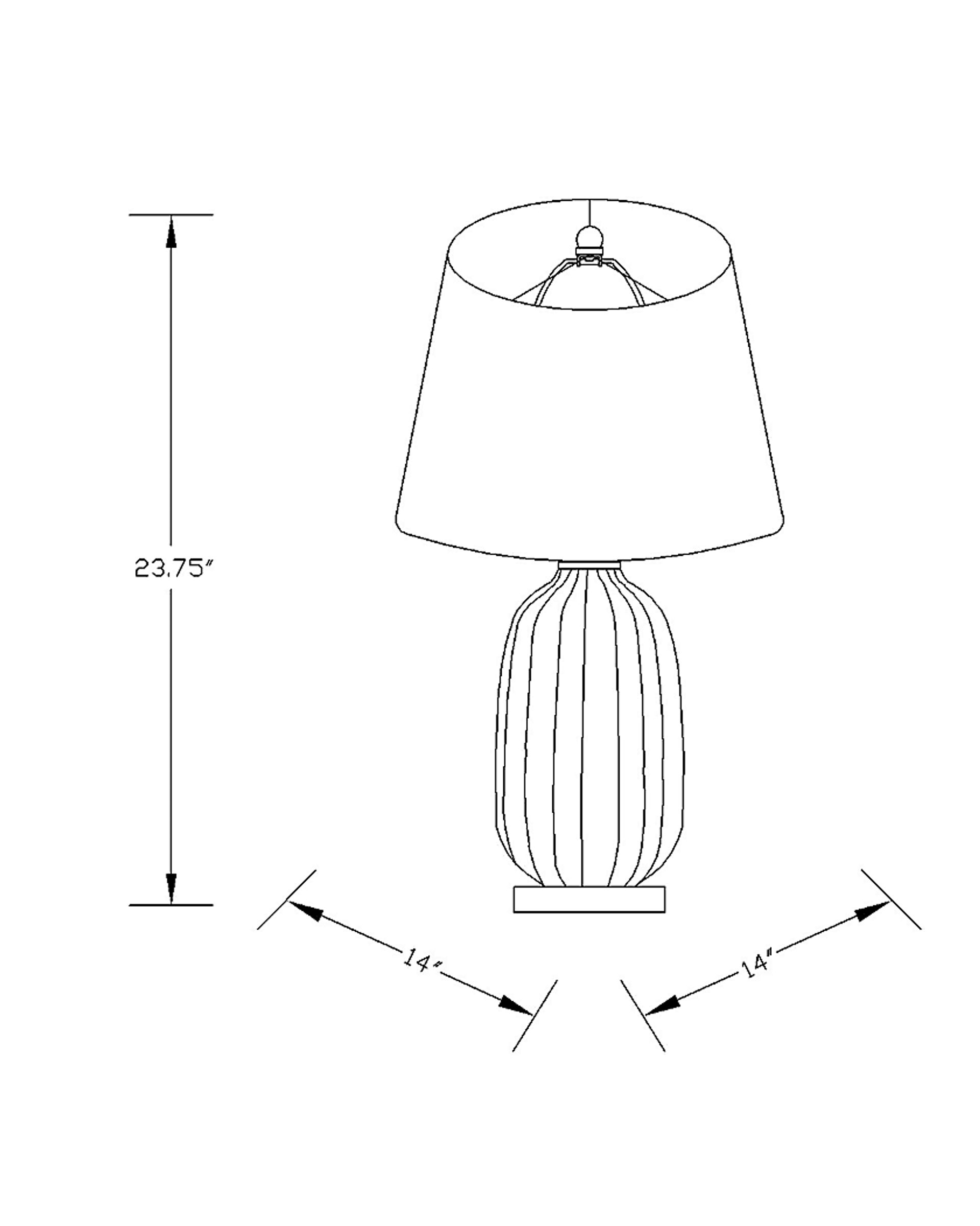 Allia Bay Blue Lamp - Image 12