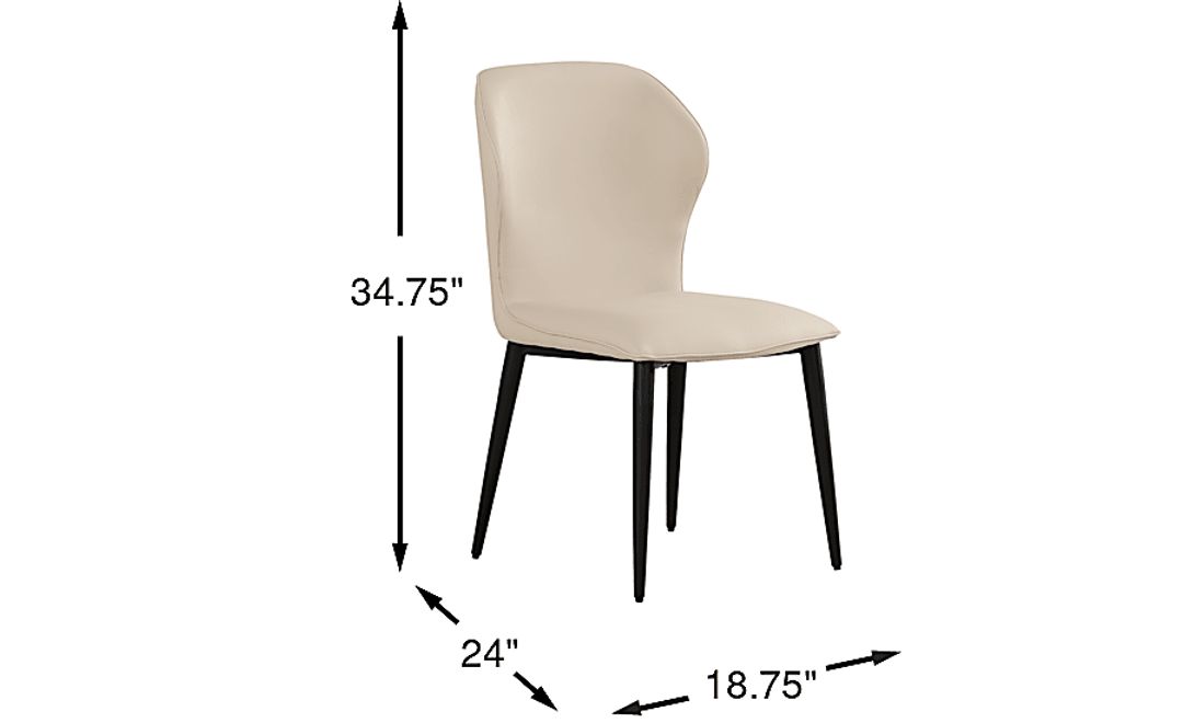 Allici Beige Side Chair