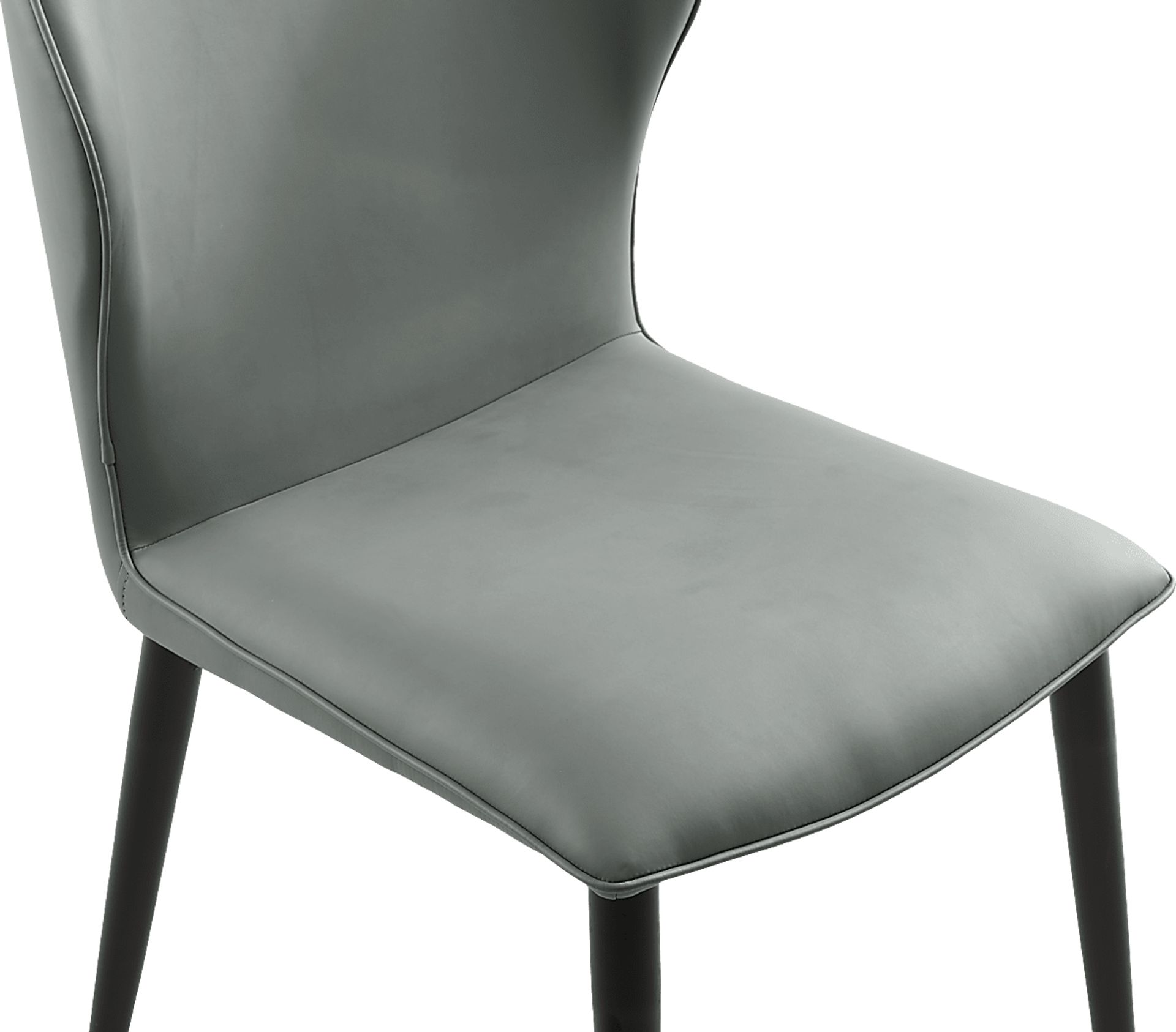 Allici Charcoal Side Chair - Image 3