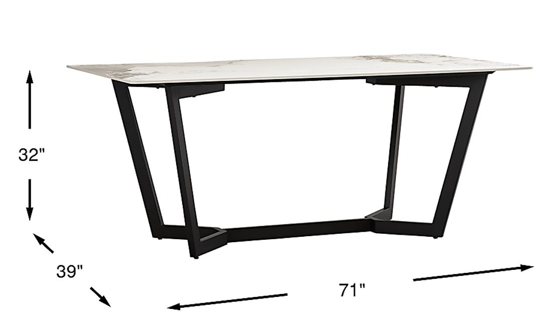 Allici White Dining Table