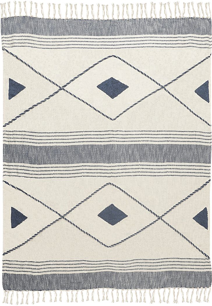 Allico Blue Throw Blanket