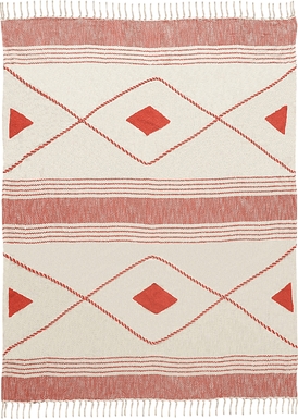 Allico Red Throw Blanket