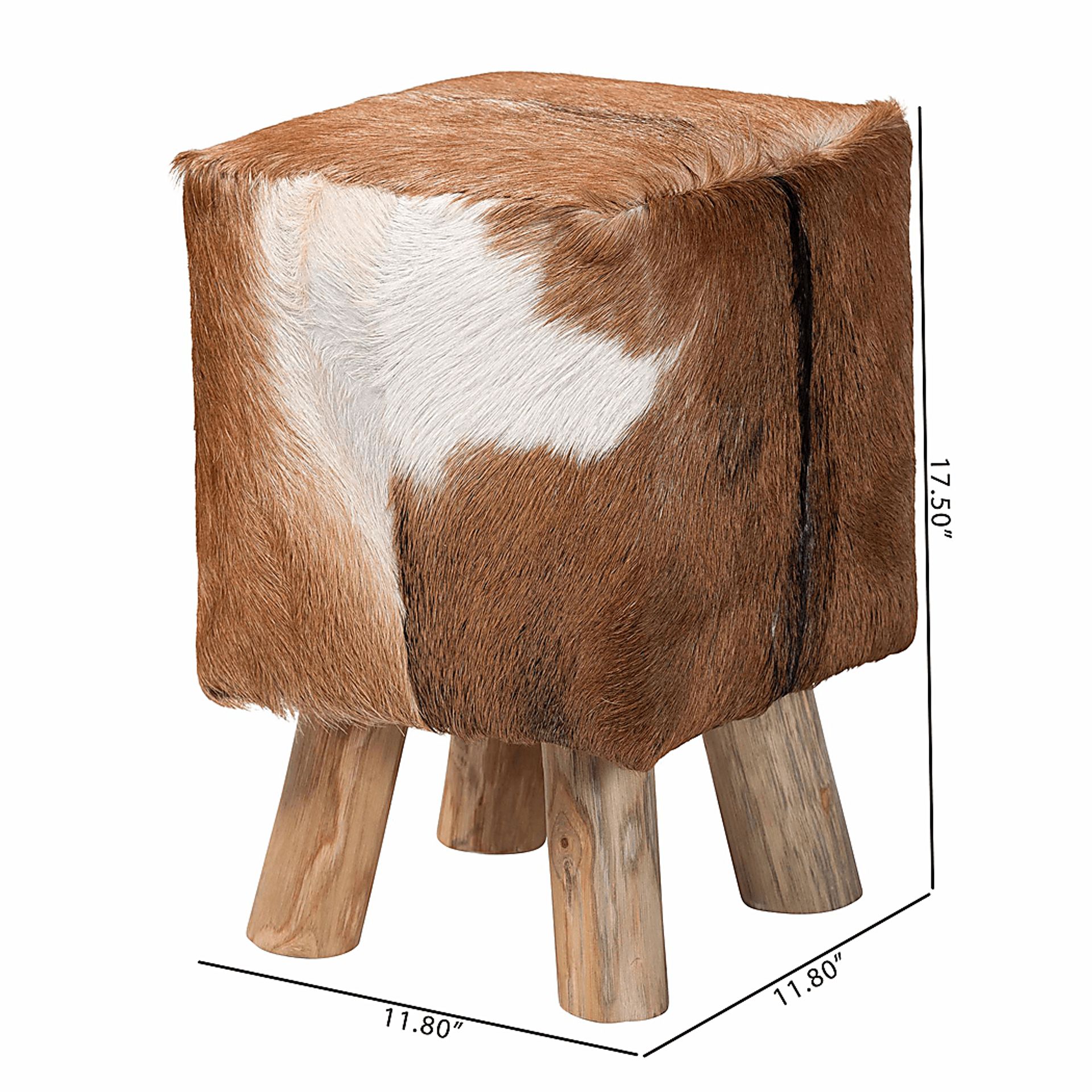 Allicoa Brown Ottoman - Image 7