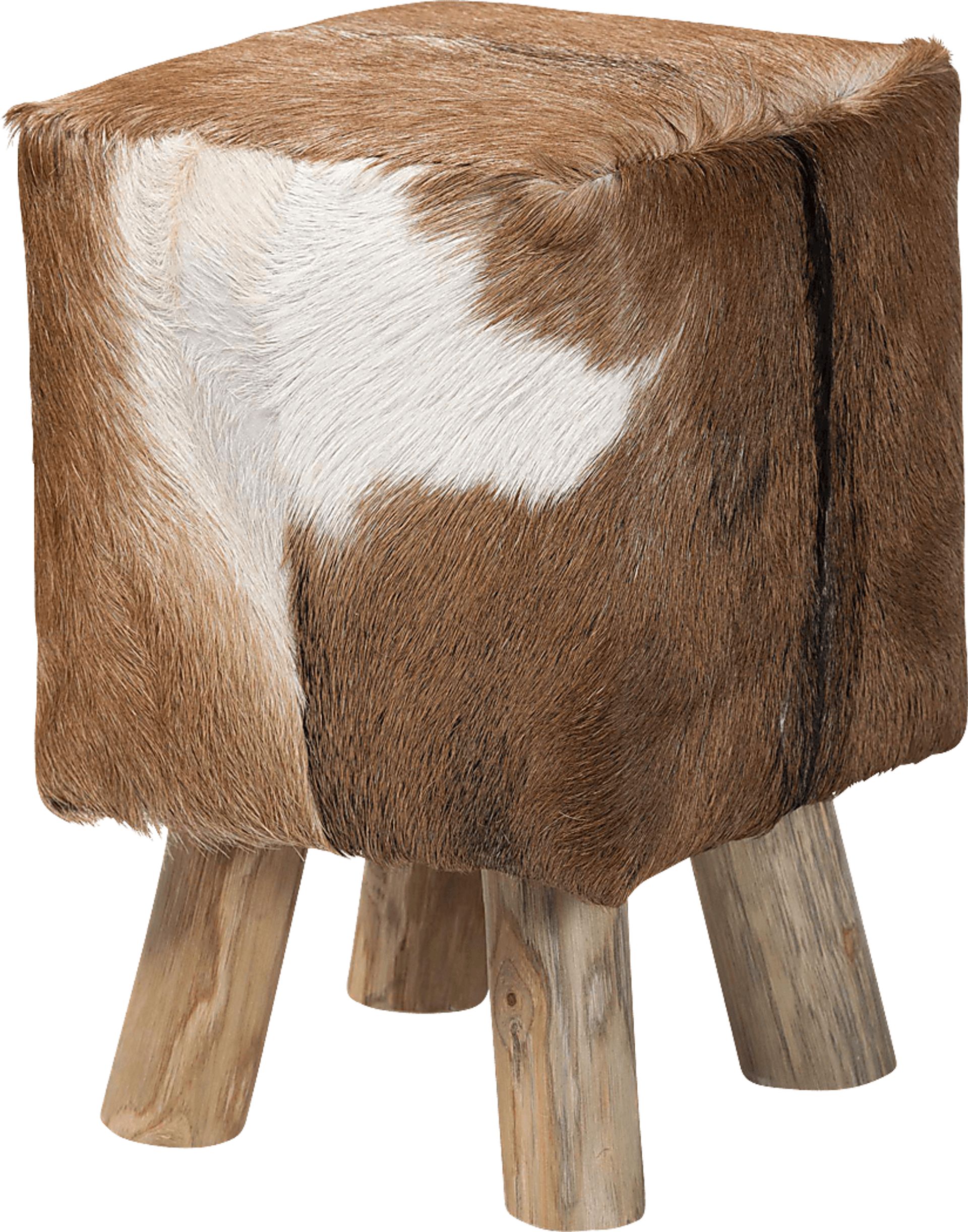 Allicoa Brown Ottoman - Image 1