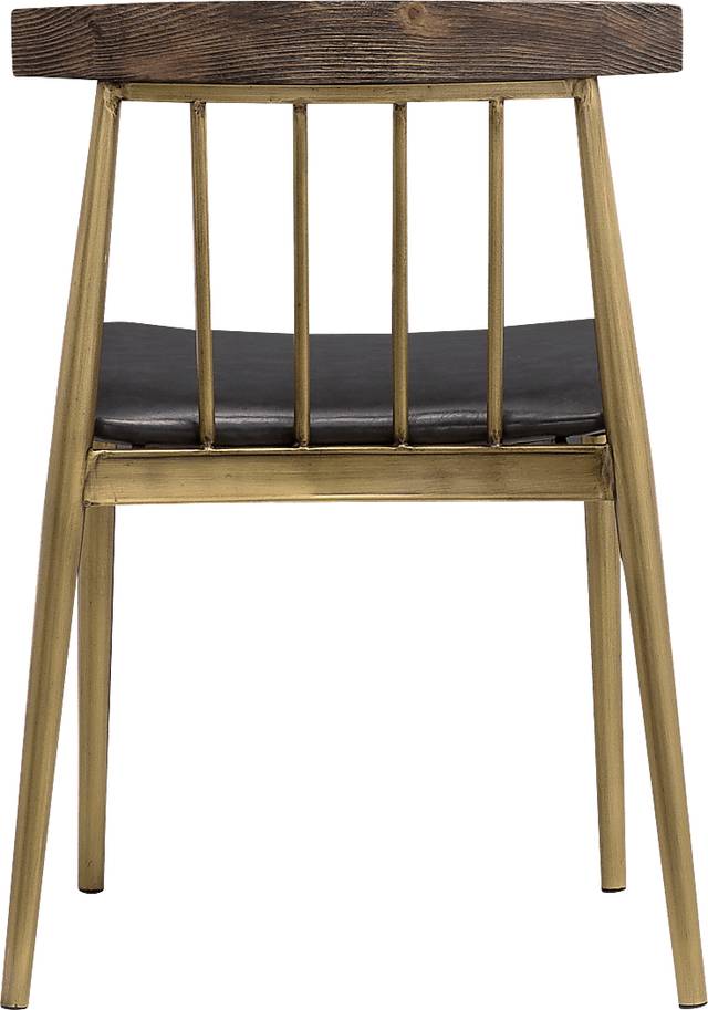 Allie Lane Brass Side Chair, Set of 2 - Thumbnail - Image 6