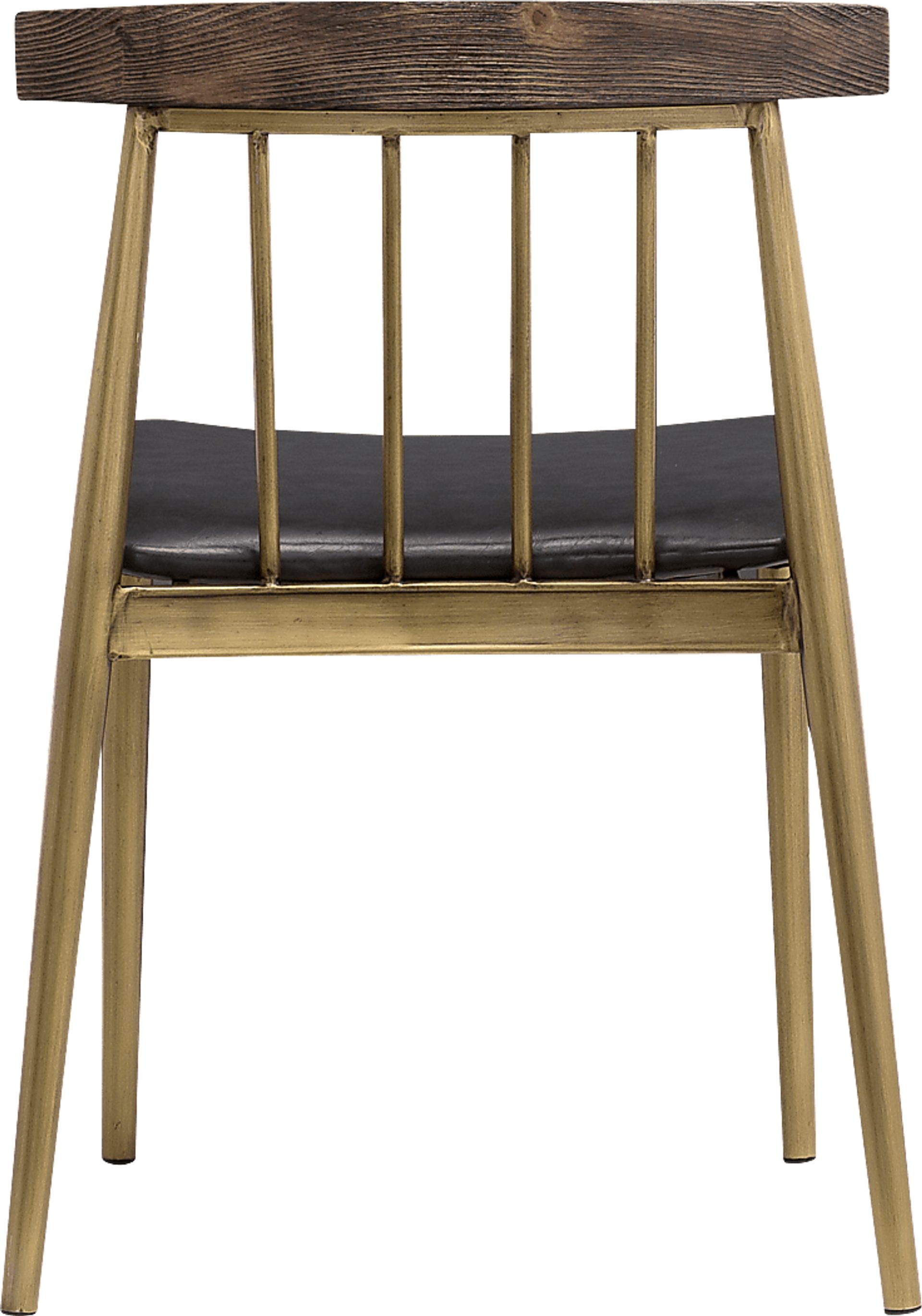 Allie Lane Brass Side Chair, Set of 2 - Image 6