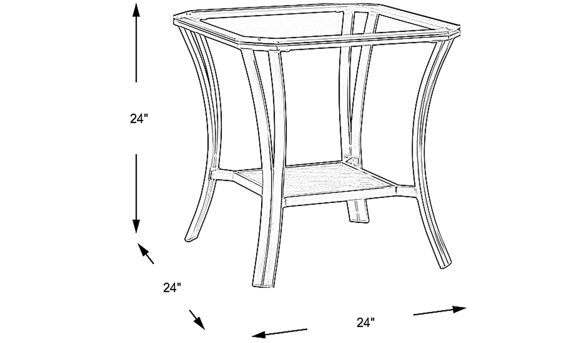 Dimension Image. Please refer to the Dimension Tab on this page for dimension details.