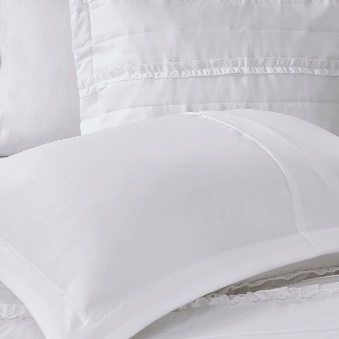 Allinda White 5 Pc King Comforter Set