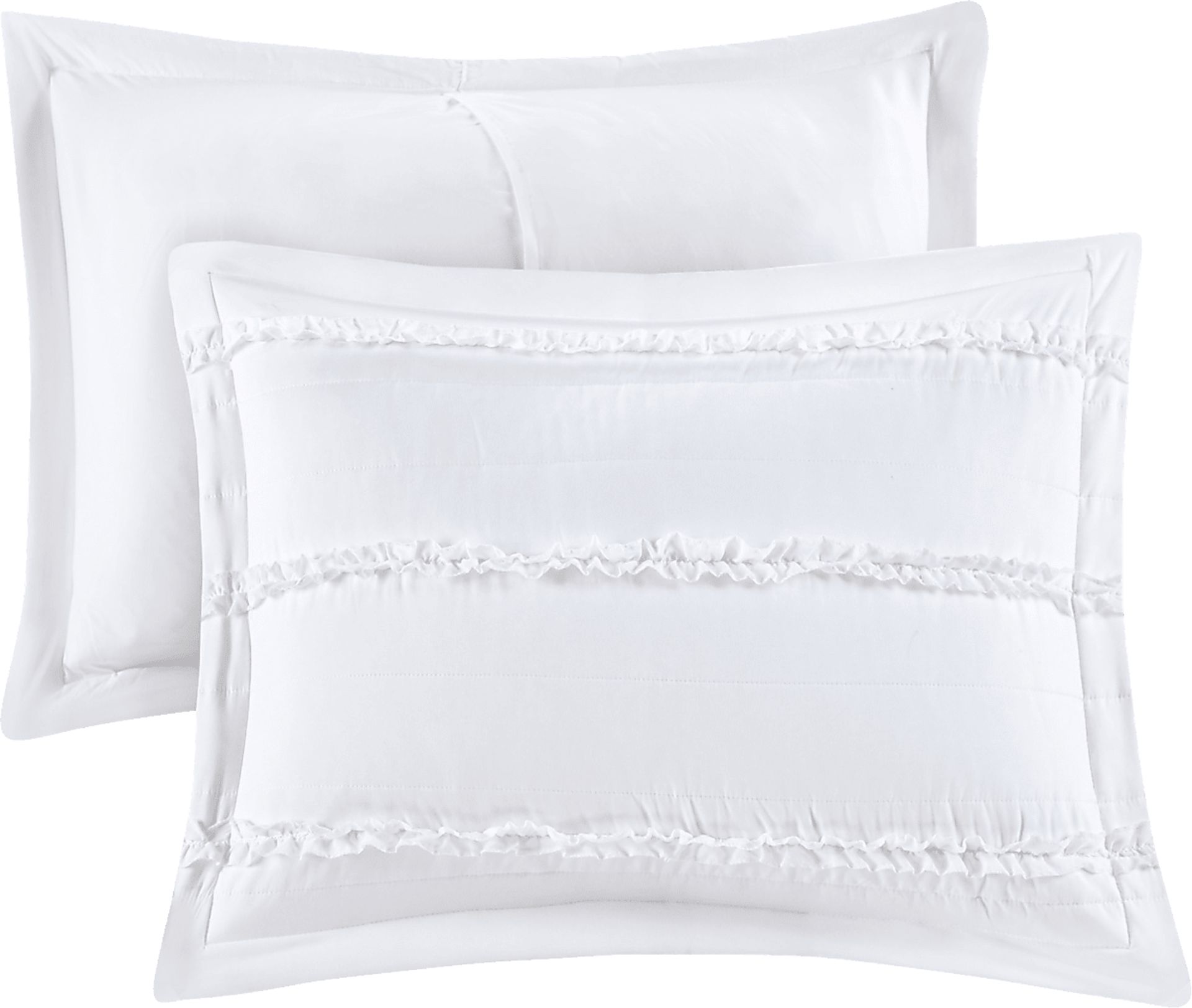Allinda White 5 Pc Queen Comforter Set - Image 4