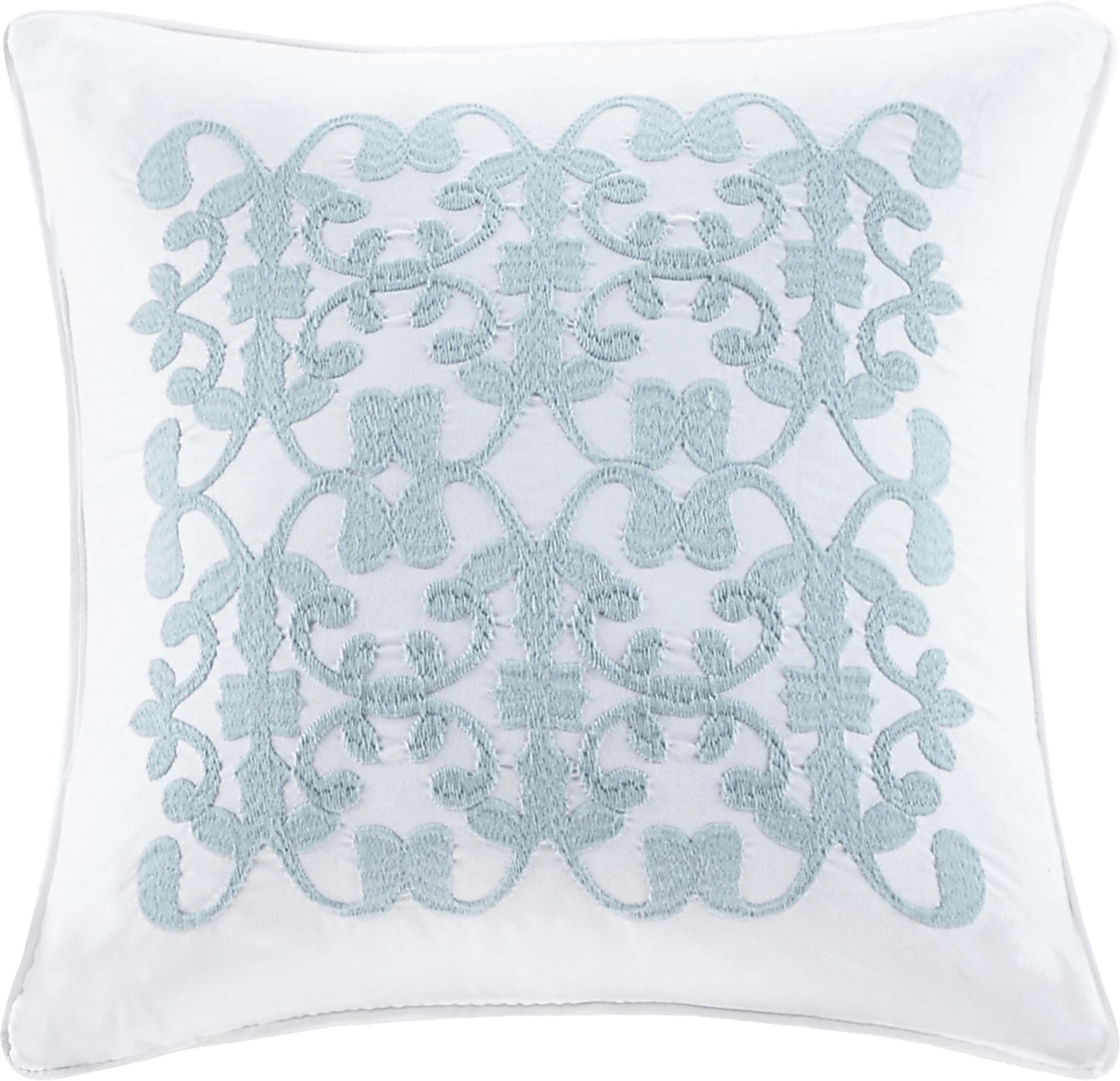 Allinda White 5 Pc Queen Comforter Set - Image 10