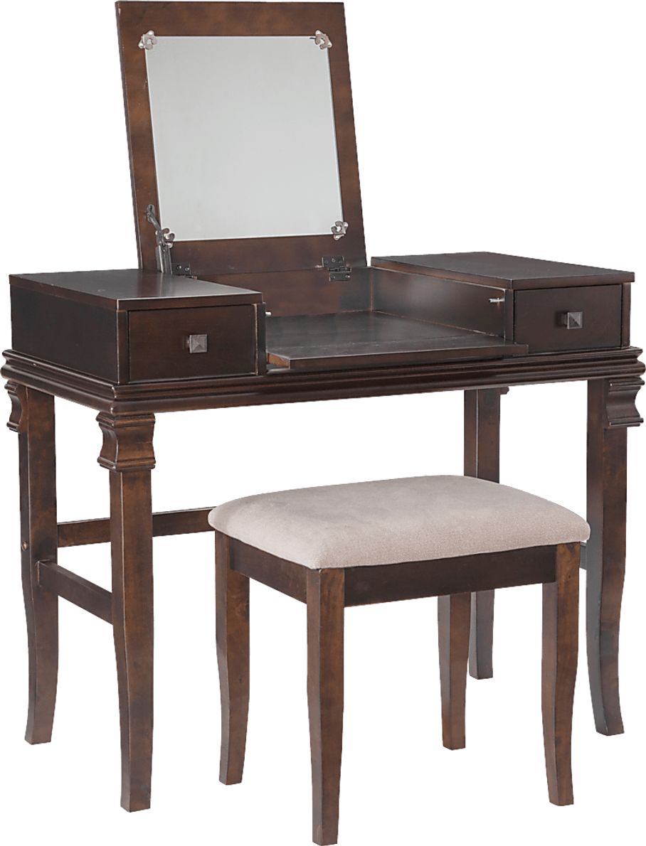 Alline Brown Vanity Set