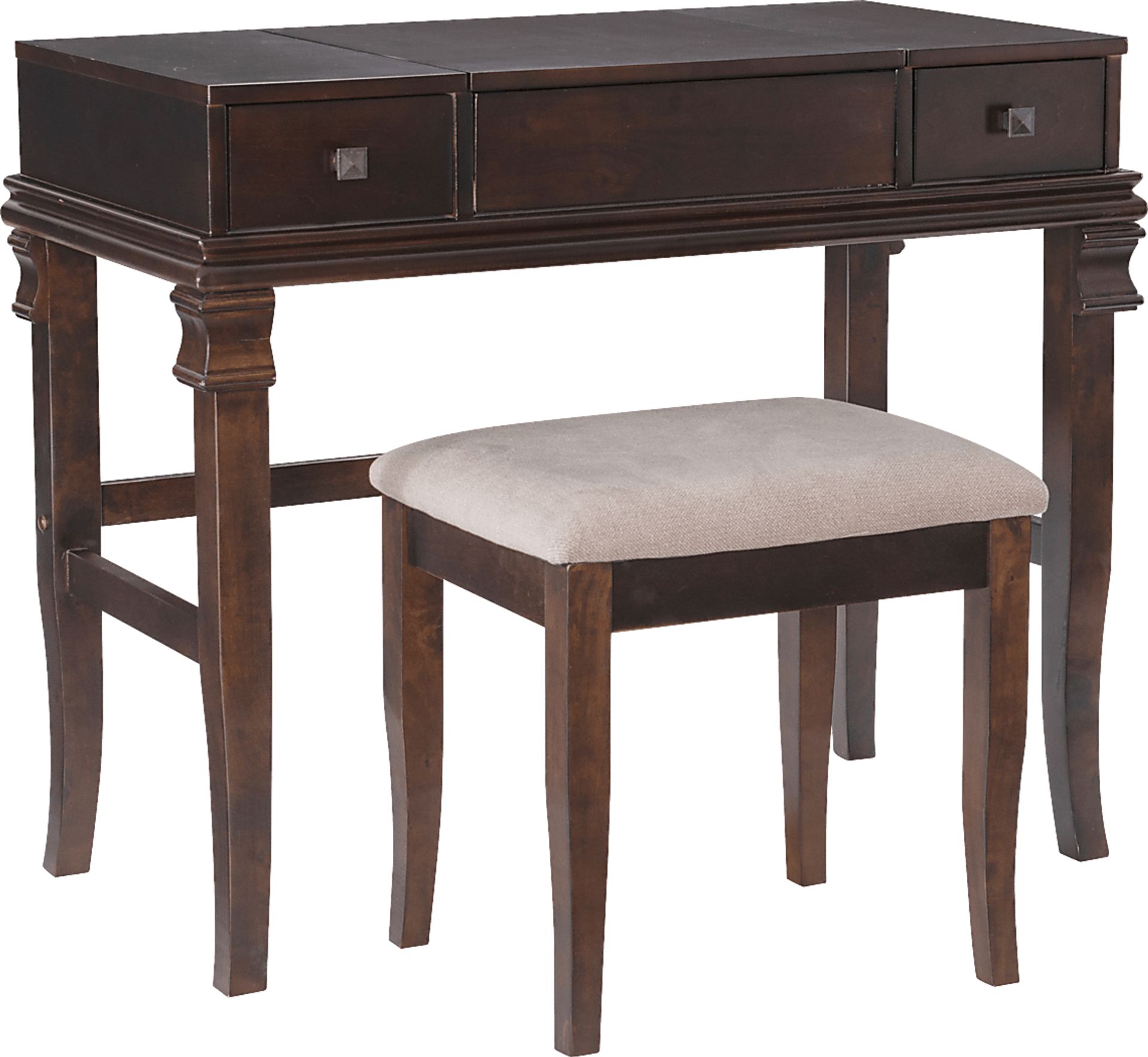 Alline Brown Vanity Set - Image 1