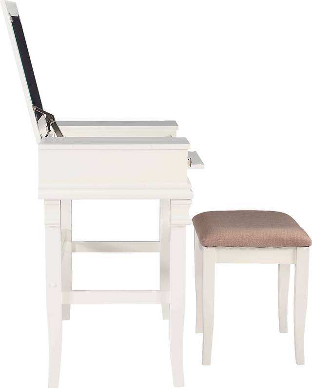 Alline White Vanity Set - Thumbnail - Image 14