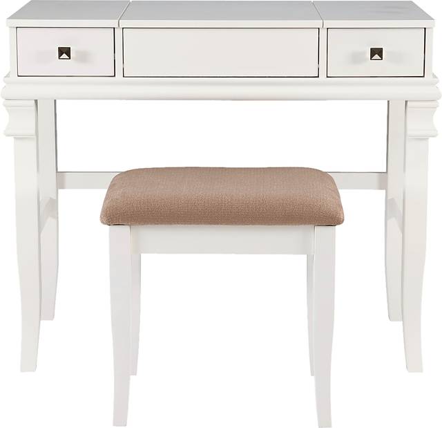 Alline White Vanity Set - Thumbnail - Image 8