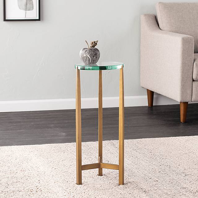 Alliquippa Brass End Table - Thumbnail - Image 2
