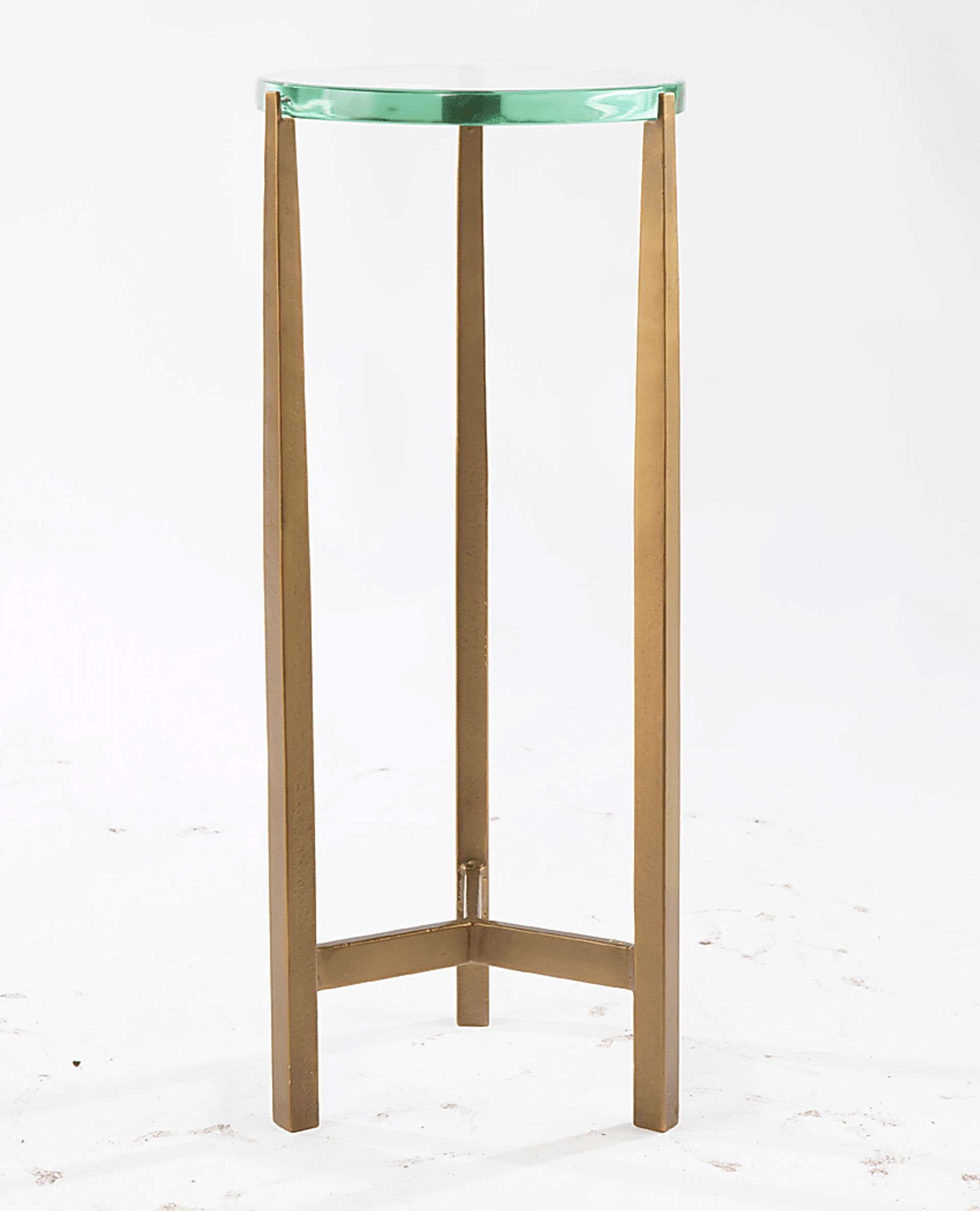 Alliquippa Brass End Table - Image 4