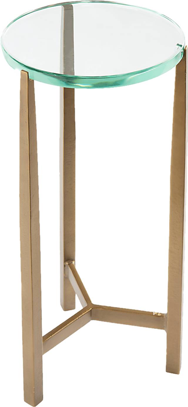 Alliquippa Brass End Table - Thumbnail - Image 1