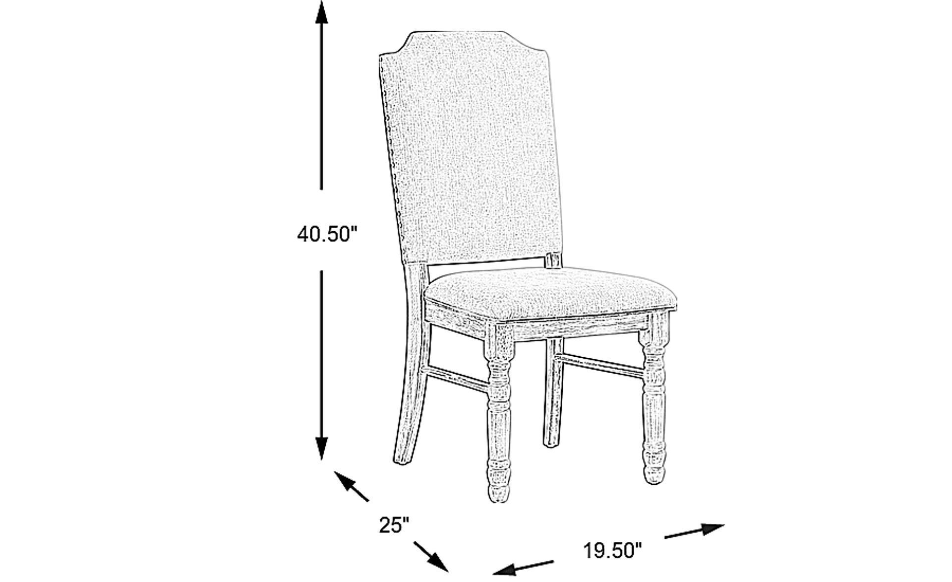 Dimension Image. Please refer to the Dimension Tab on this page for dimension details.