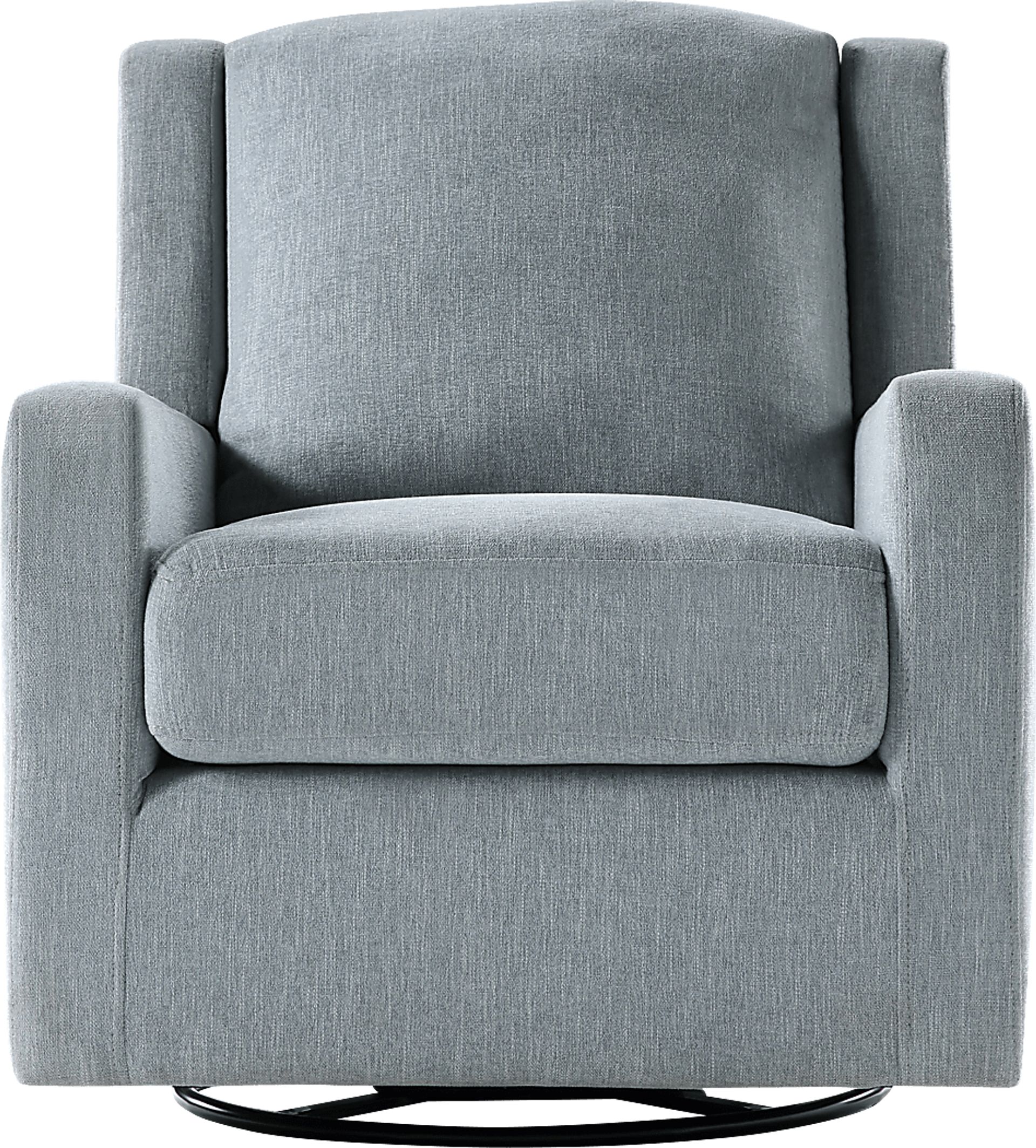 Allister Stone Blue Accent Chair - Image 2