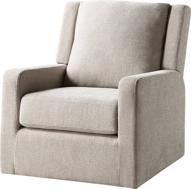 Allister Oatmeal Accent Chair - Thumbnail - Image 1