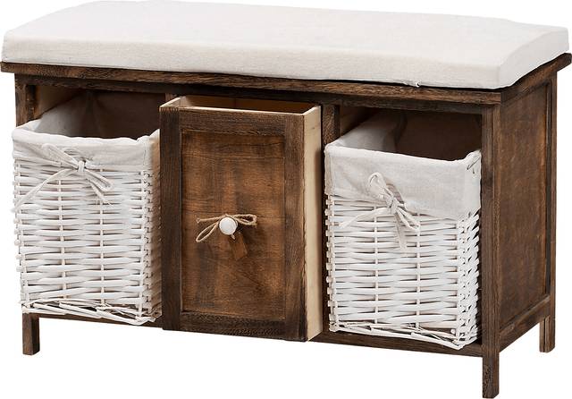 Allius Walnut Accent Bench - Thumbnail - Image 2
