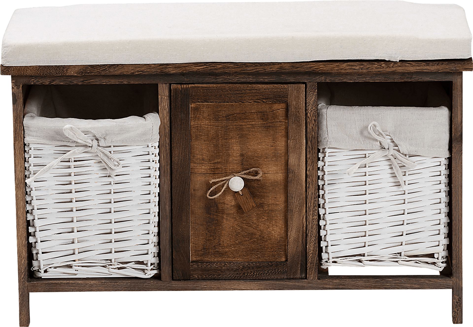 Allius Walnut Accent Bench - Image 3