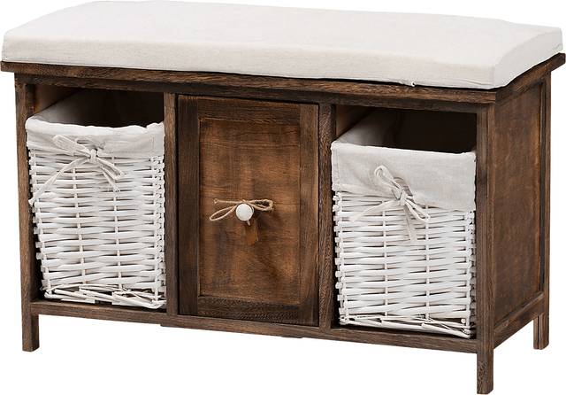 Allius Walnut Accent Bench - Thumbnail - Image 1