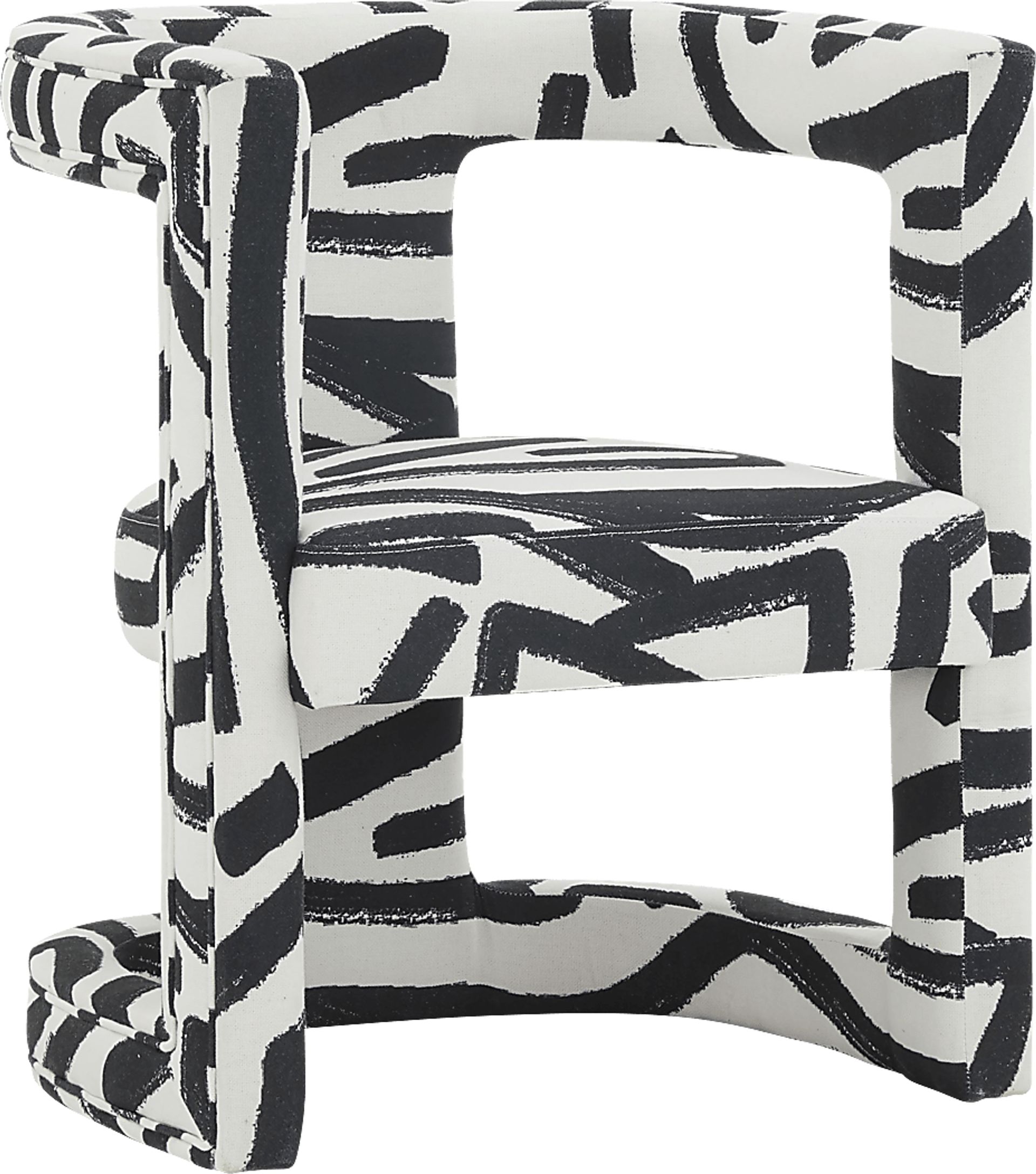 Allora Ann White Accent Chair - Image 1