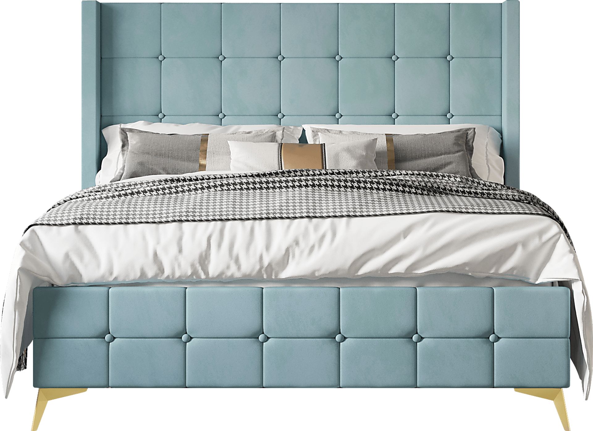 Allpeina Blue Full Bed - Image 1