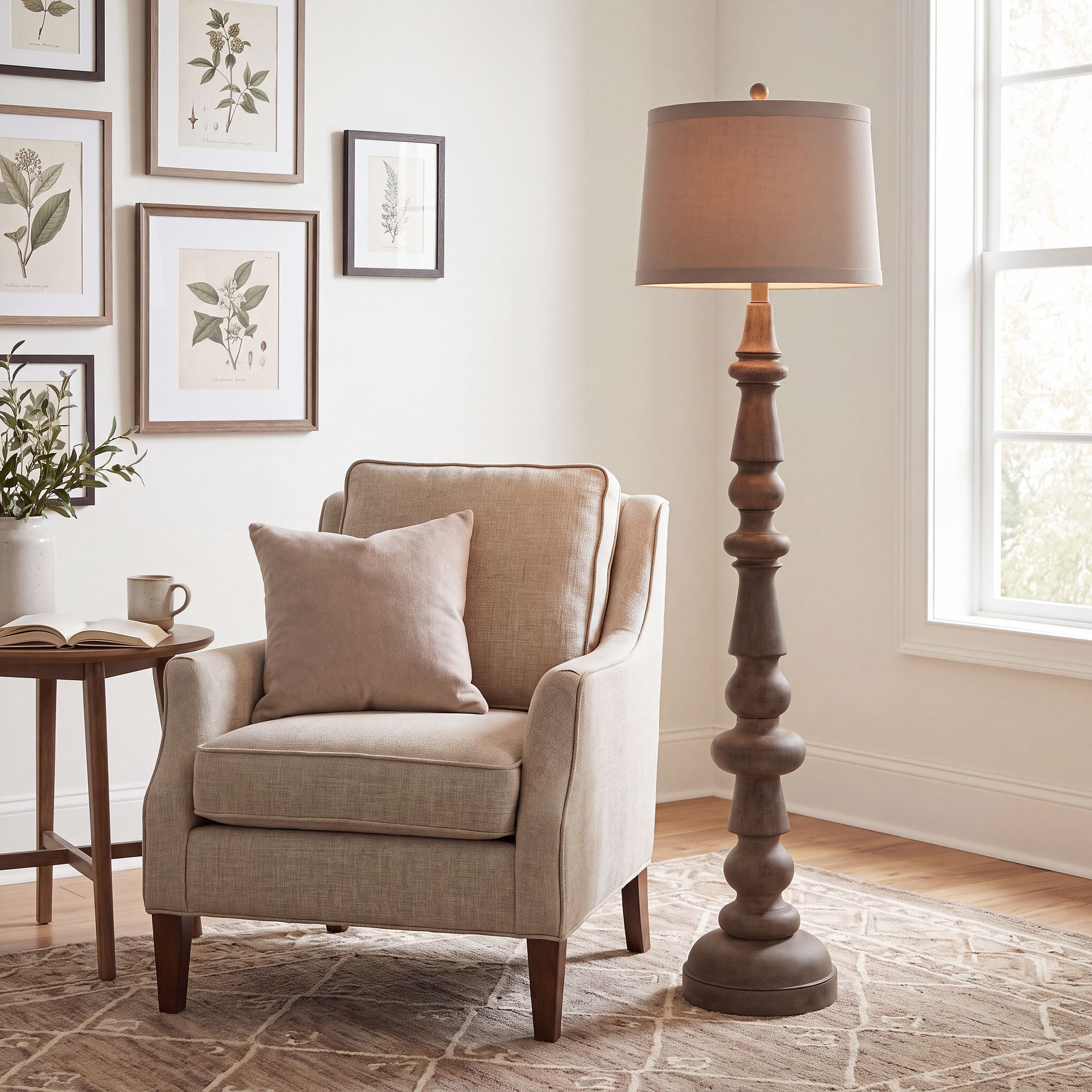 Allston Drive Brown Floor Lamp - Image 2
