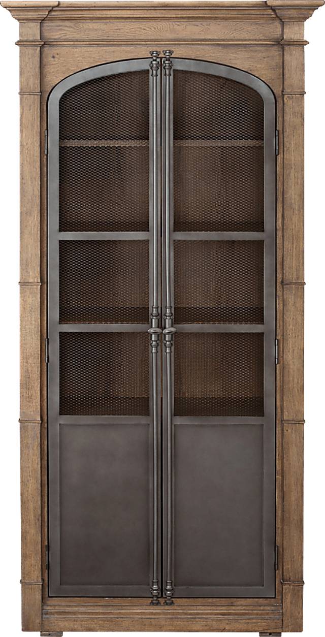 Allstone Brown Bar Cabinet - Thumbnail - Image 2