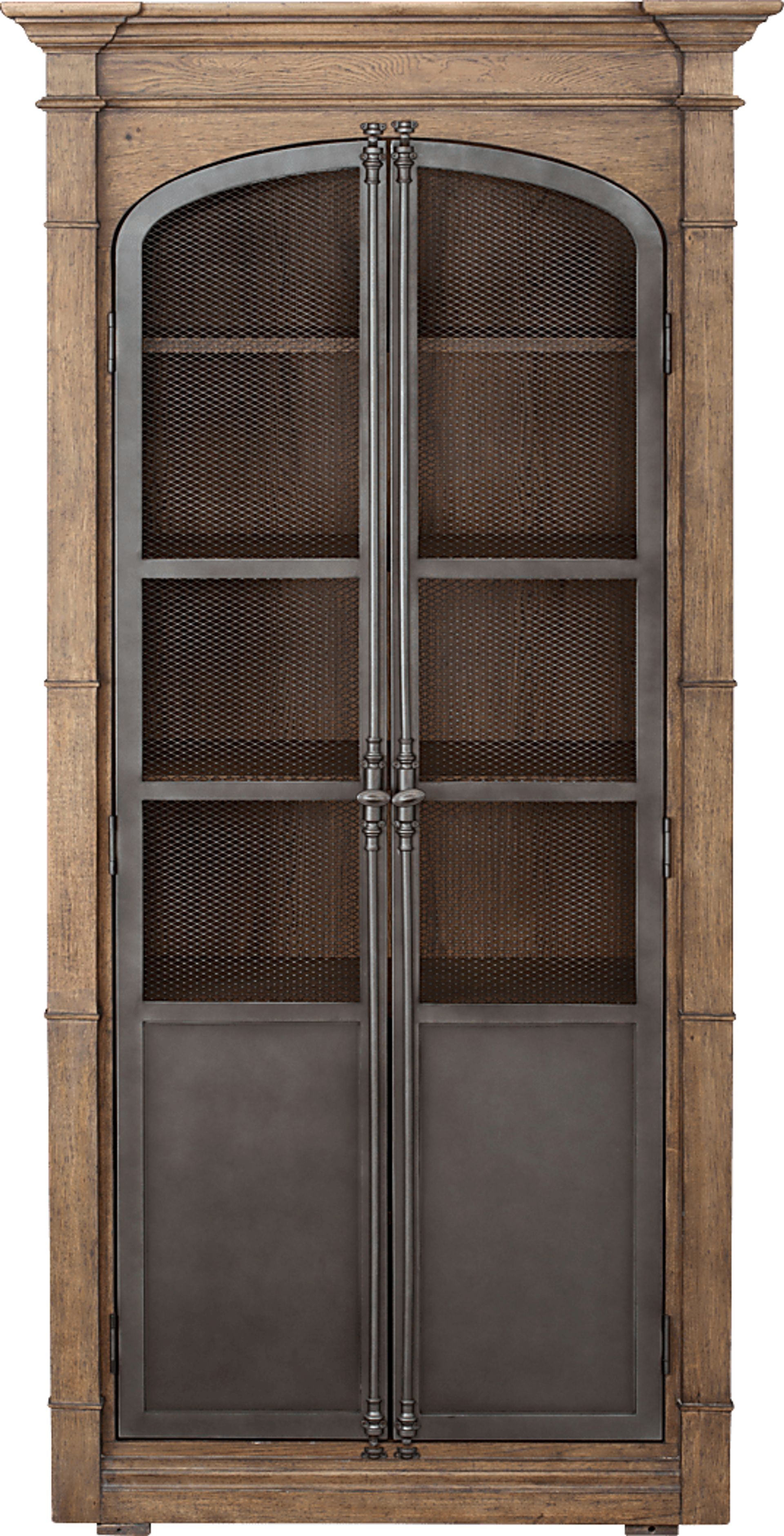 Allstone Brown Bar Cabinet - Image 2