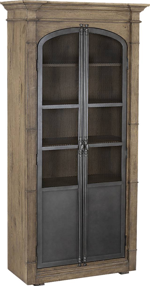 Allstone Brown Bar Cabinet - Thumbnail - Image 1