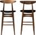 Allumbaugh Black Barstool (Set of 2)