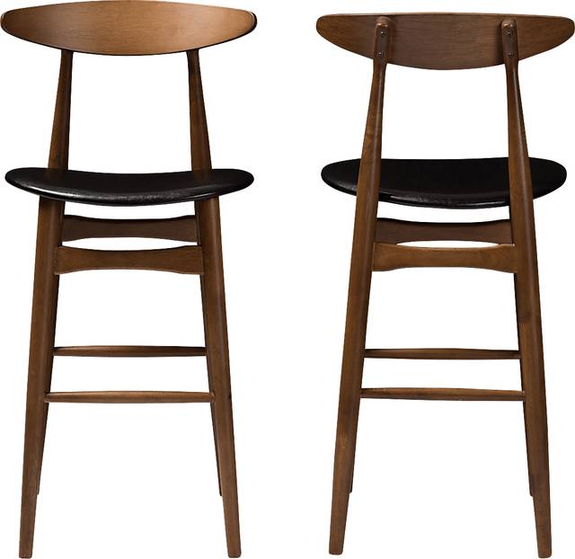 Allumbaugh Black Barstool (Set of 2) - Thumbnail - Image 5
