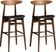 Allumbaugh Black Barstool (Set of 2)