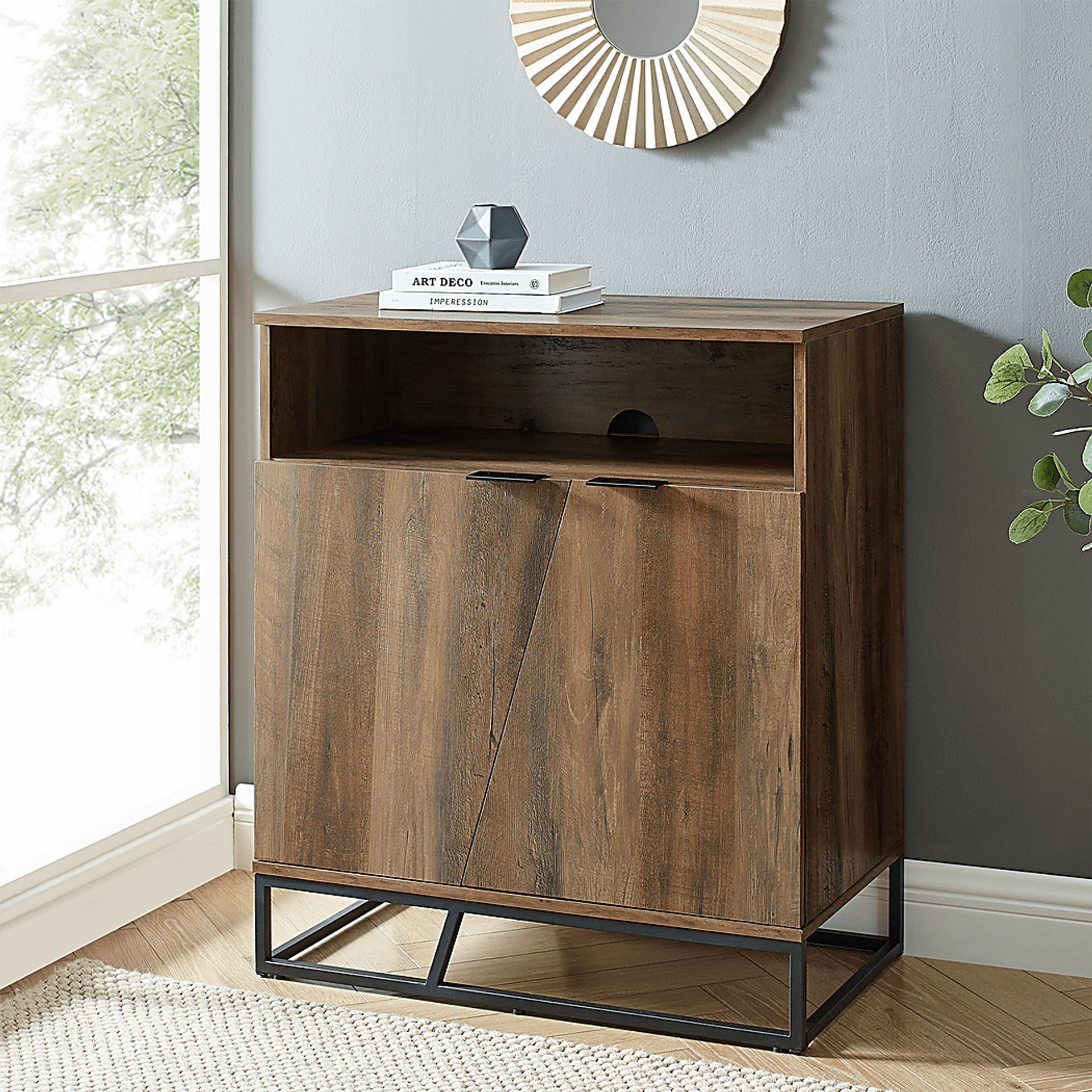 Allwood Brown Accent Cabinet - Image 5