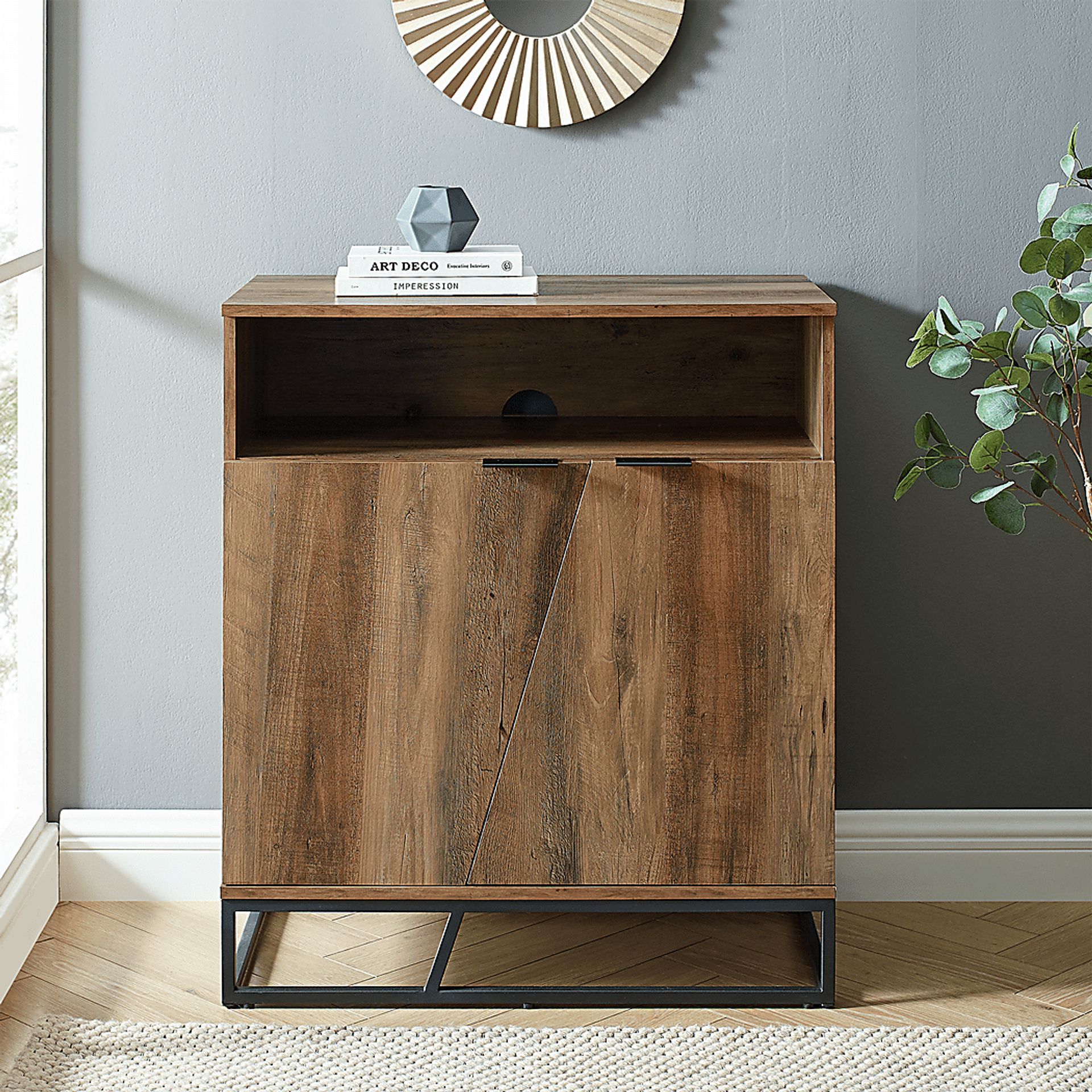 Allwood Brown Accent Cabinet - Image 6