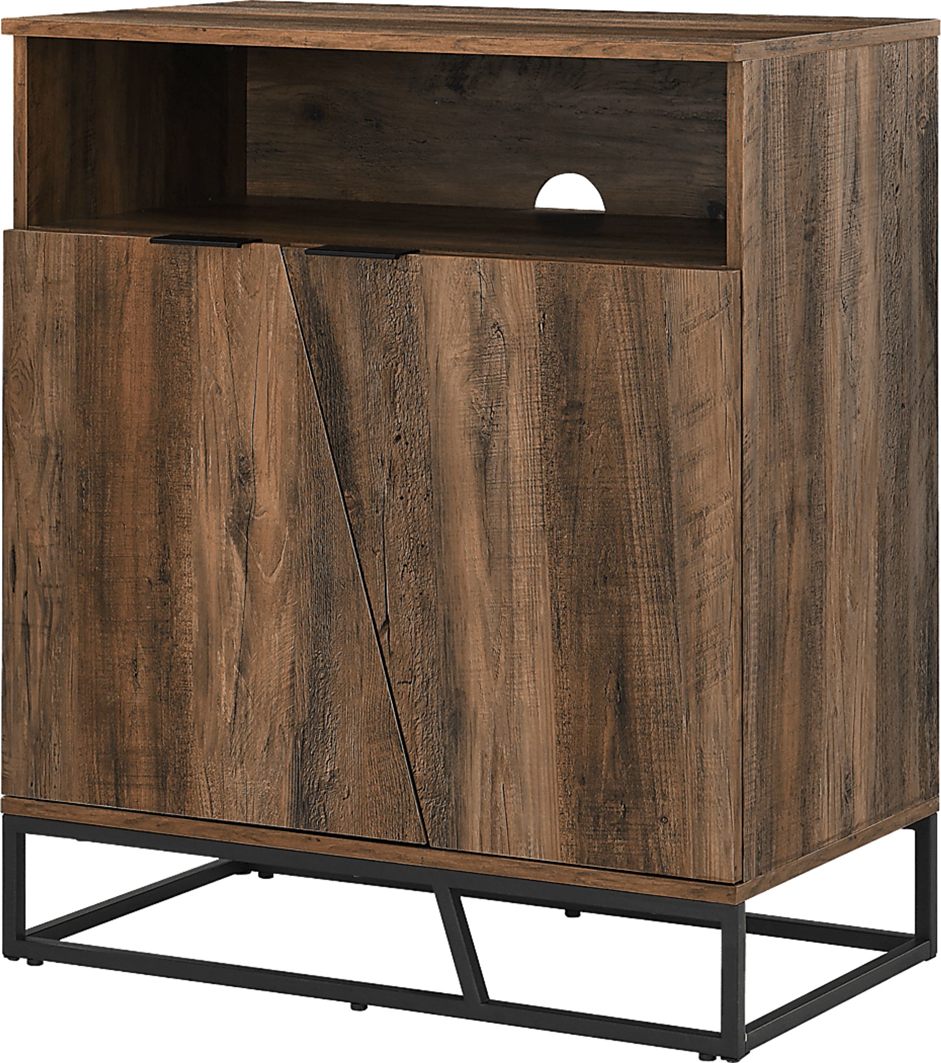 Allwood Brown Accent Cabinet - Image 1